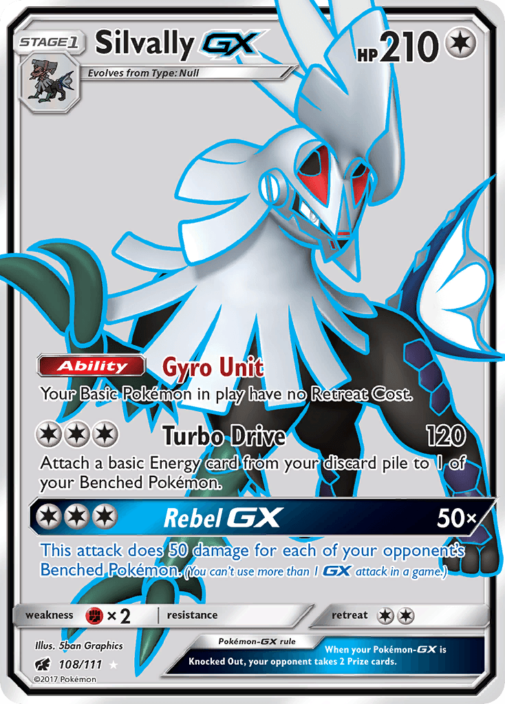 Silvally-GX, kortbilde fra pokemontcg.io
