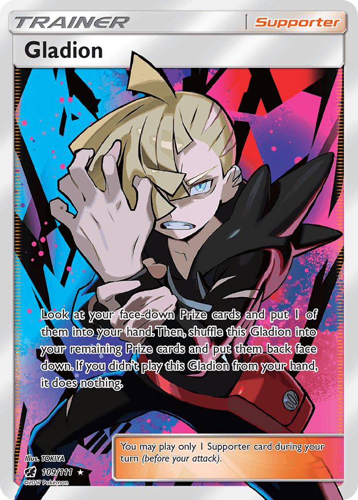 Gladion, kortbilde fra pokemontcg.io