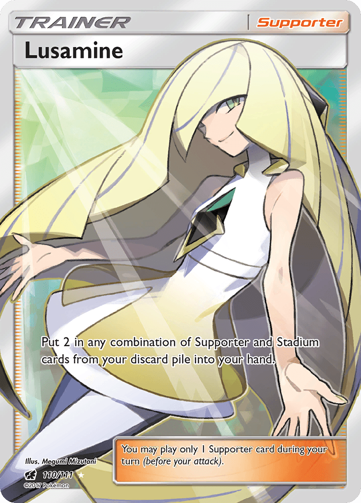 Lusamine, kortbilde fra pokemontcg.io