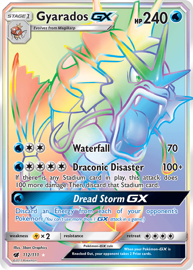 Gyarados-GX, kortbilde fra pokemontcg.io