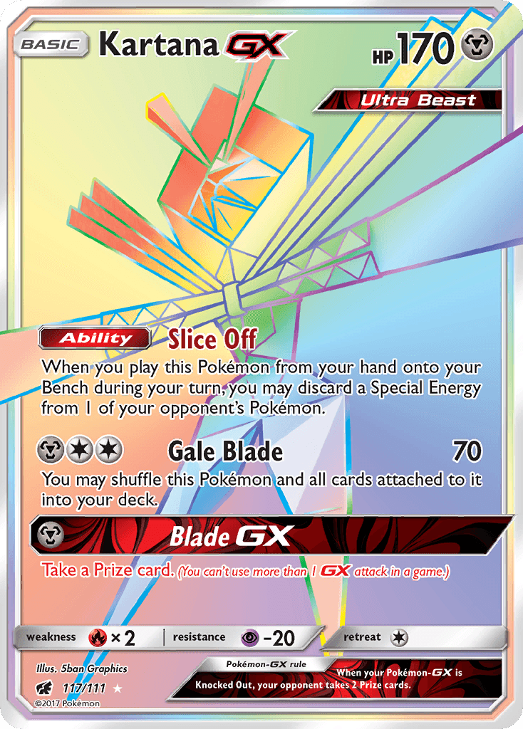 Kartana-GX, kortbilde fra pokemontcg.io