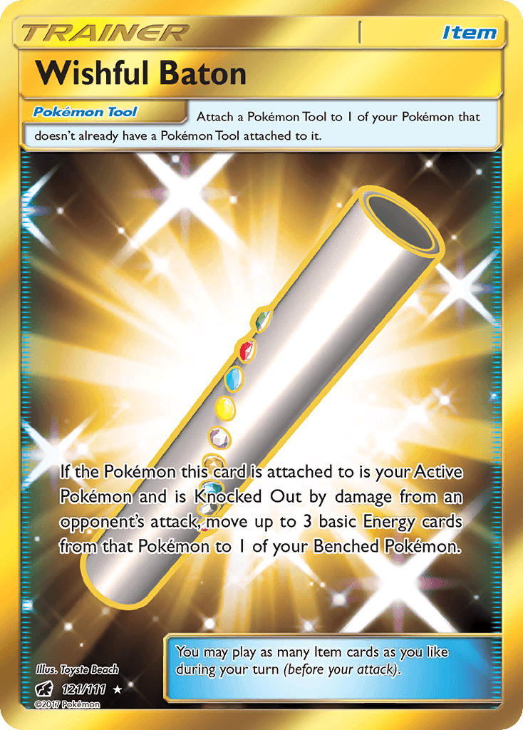 Wishful Baton, kortbilde fra pokemontcg.io