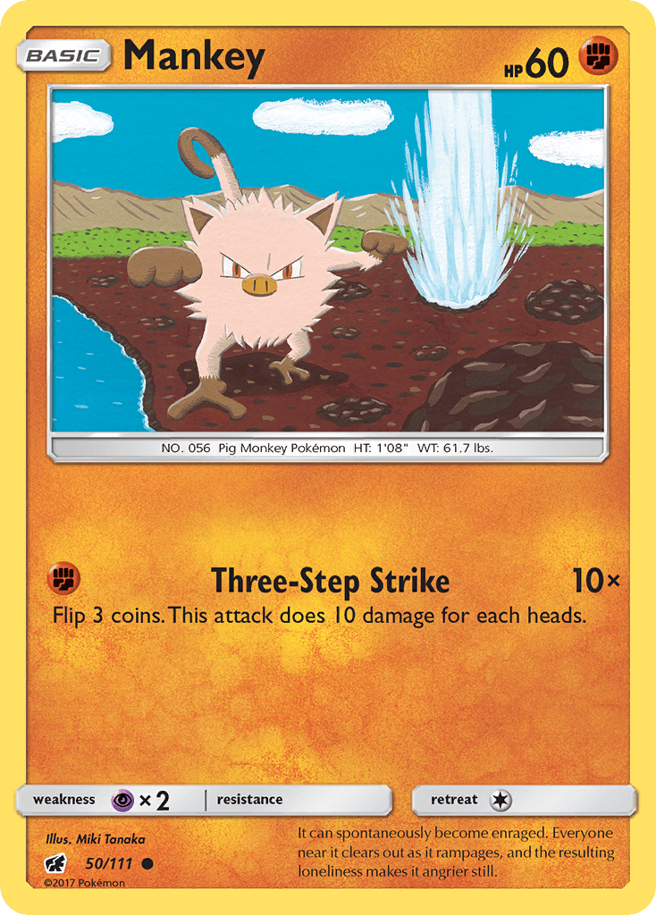 Mankey, kortbilde fra pokemontcg.io