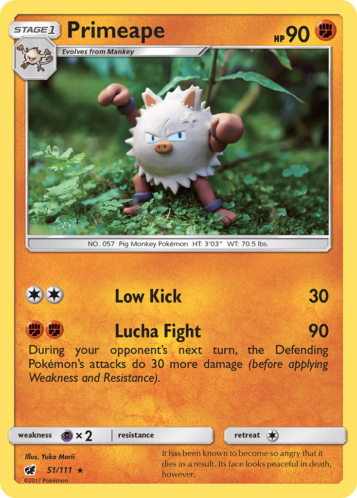 Primeape, kortbilde fra pokemontcg.io
