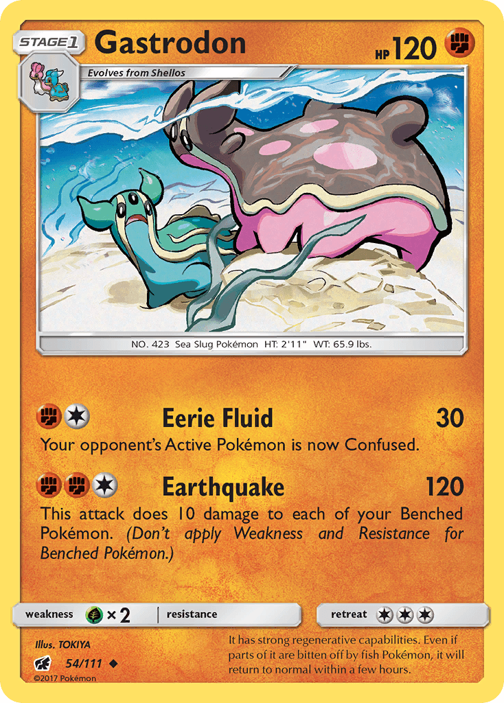 Gastrodon, kortbilde fra pokemontcg.io