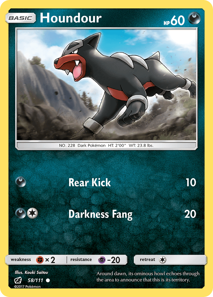 Houndour, kortbilde fra pokemontcg.io