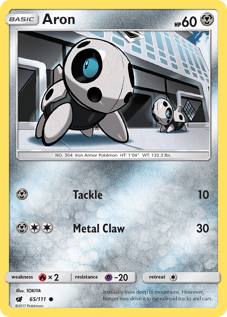 Aron, kortbilde fra pokemontcg.io