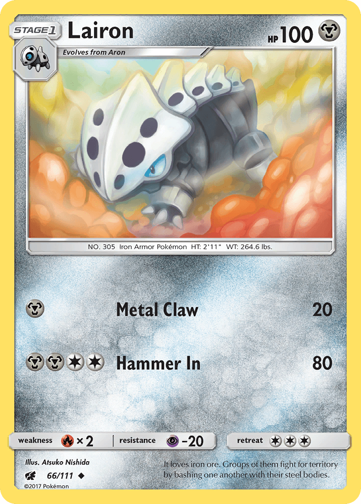 Lairon, kortbilde fra pokemontcg.io