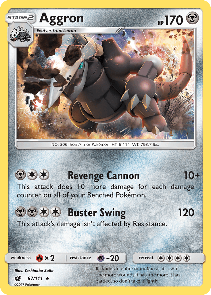 Aggron, kortbilde fra pokemontcg.io