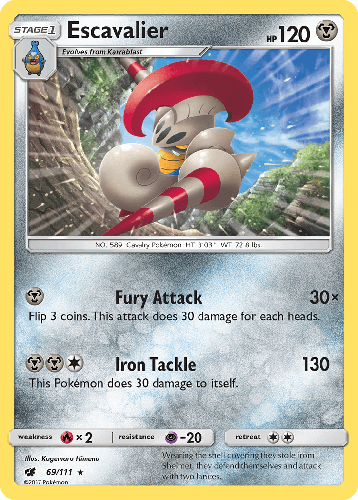 Escavalier, kortbilde fra pokemontcg.io