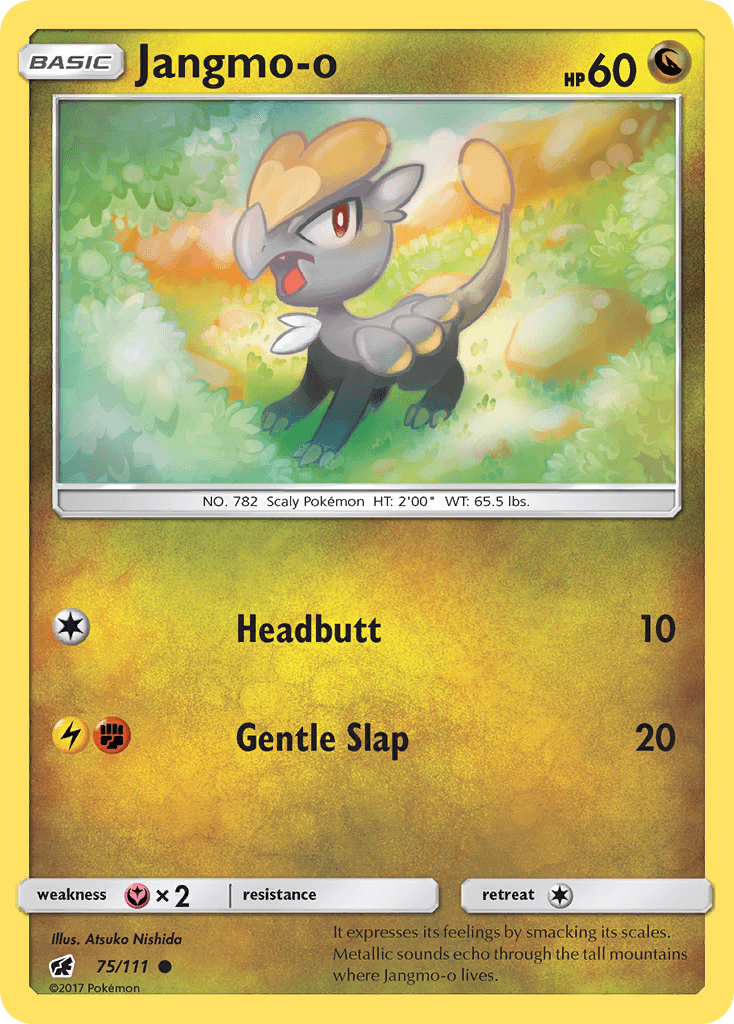 Jangmo-o, kortbilde fra pokemontcg.io