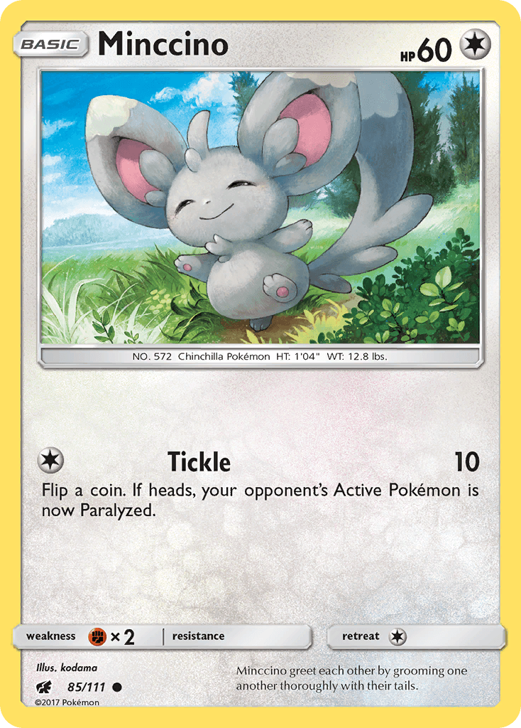Minccino, kortbilde fra pokemontcg.io