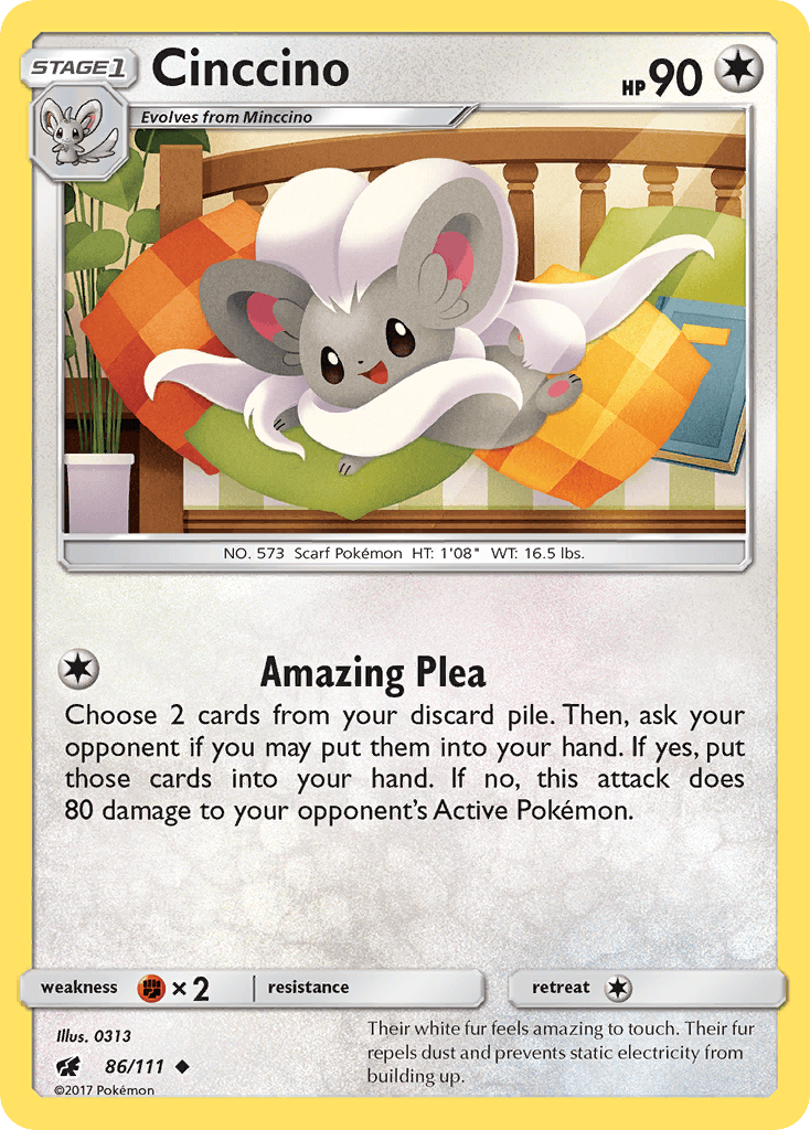 Cinccino, kortbilde fra pokemontcg.io