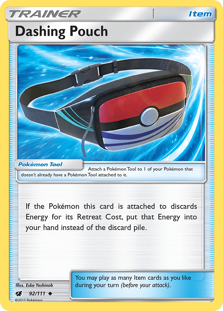Dashing Pouch, kortbilde fra pokemontcg.io