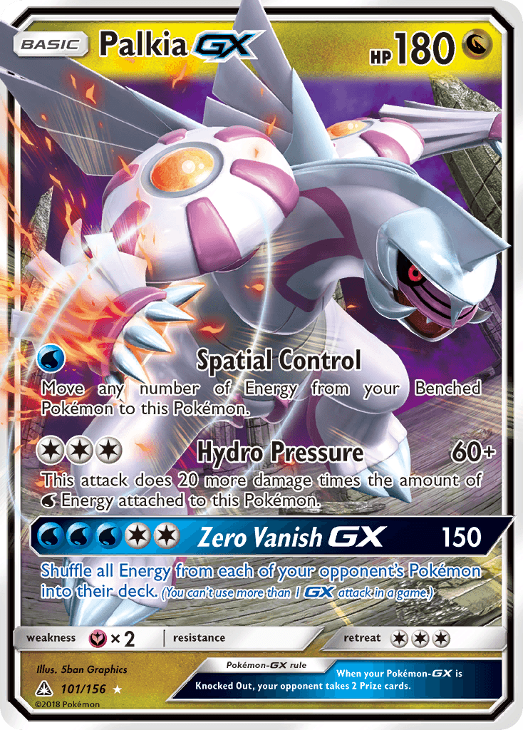 Palkia-GX, kortbilde fra pokemontcg.io