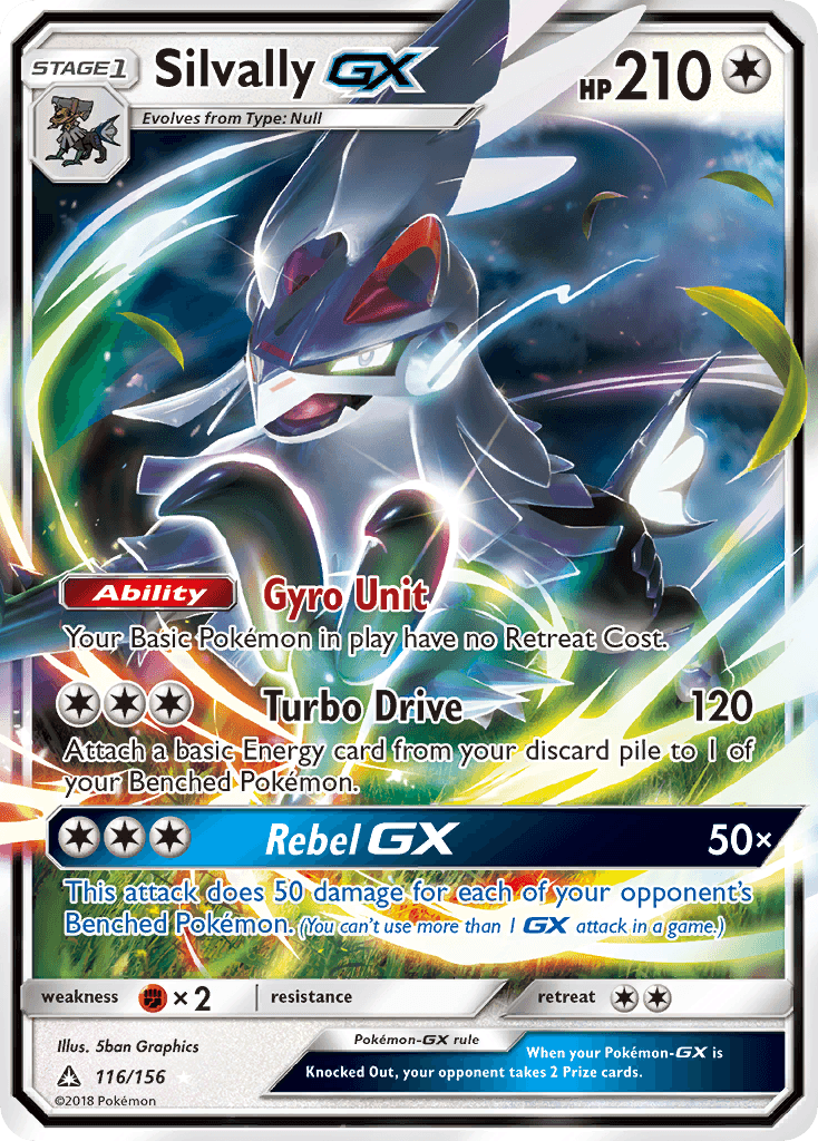 Silvally-GX, kortbilde fra pokemontcg.io