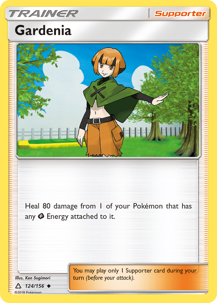Gardenia, kortbilde fra pokemontcg.io