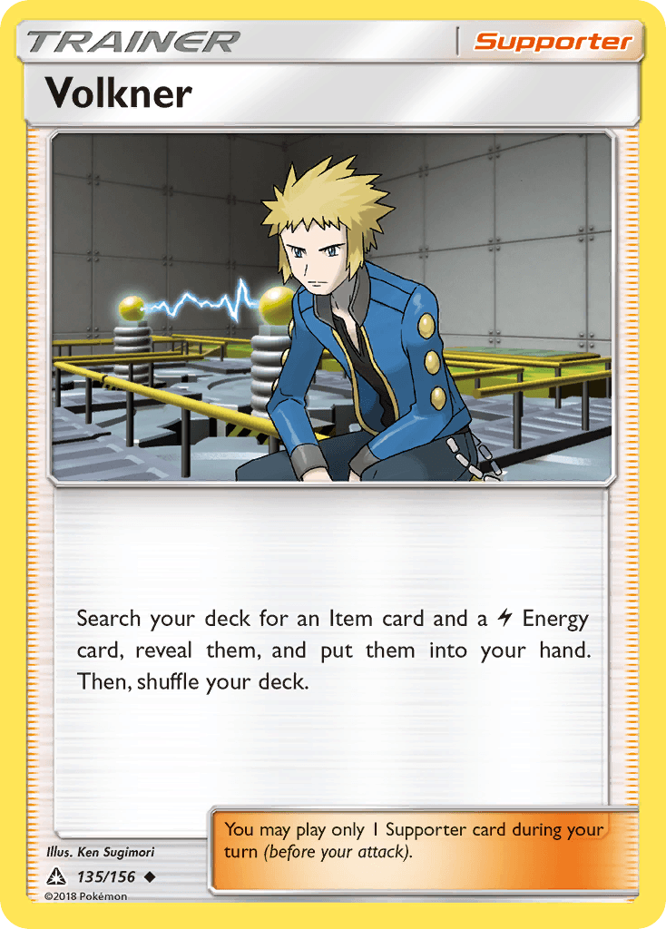 Volkner, kortbilde fra pokemontcg.io