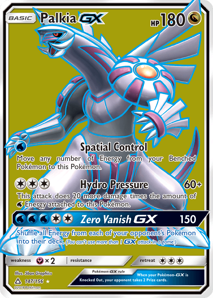 Palkia-GX, kortbilde fra pokemontcg.io