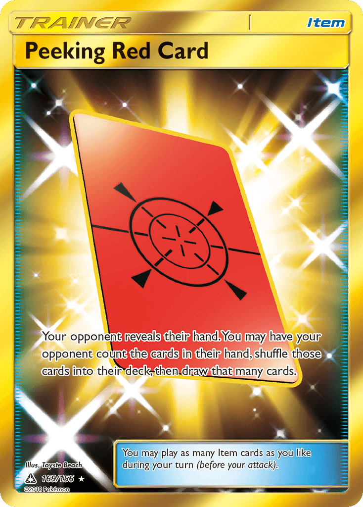 Peeking Red Card, kortbilde fra pokemontcg.io