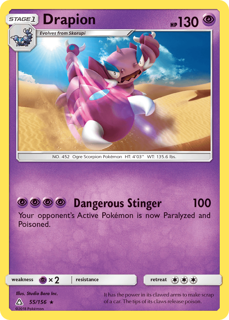 Drapion, kortbilde fra pokemontcg.io