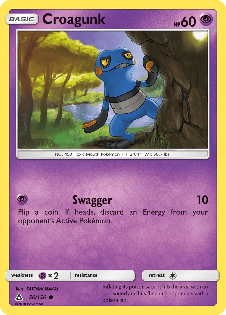 Croagunk, kortbilde fra pokemontcg.io