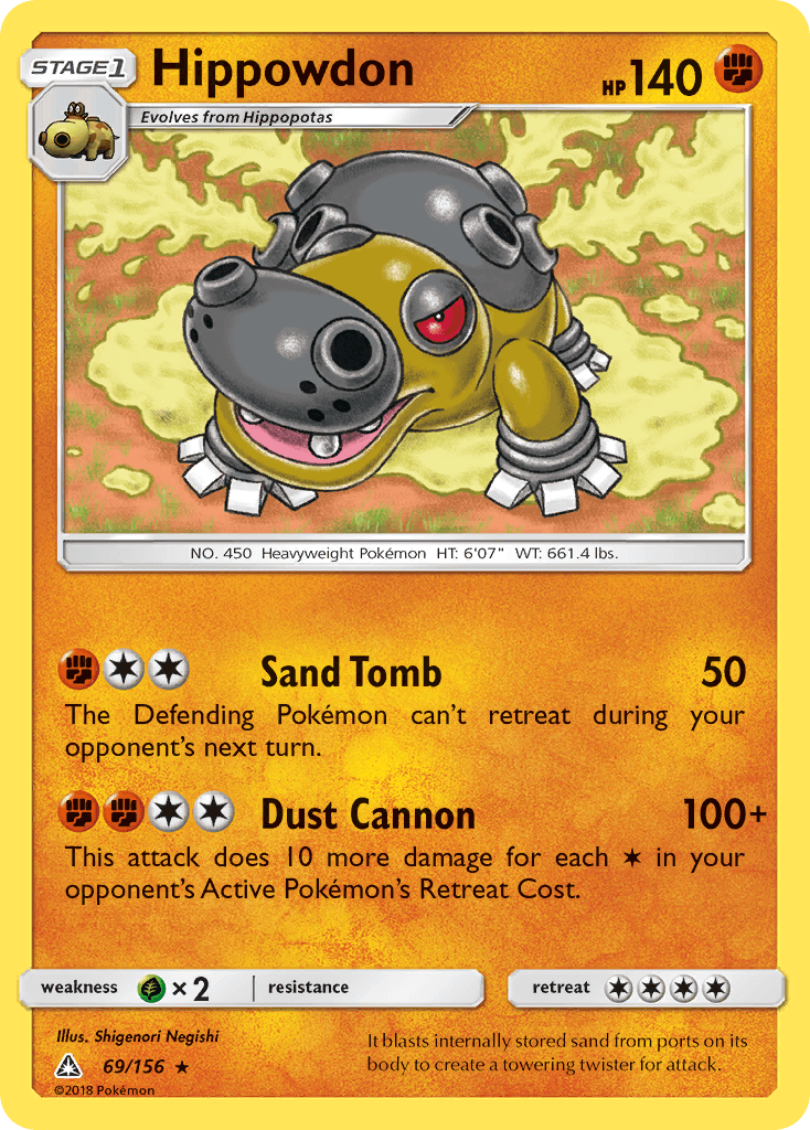 Hippowdon, kortbilde fra pokemontcg.io