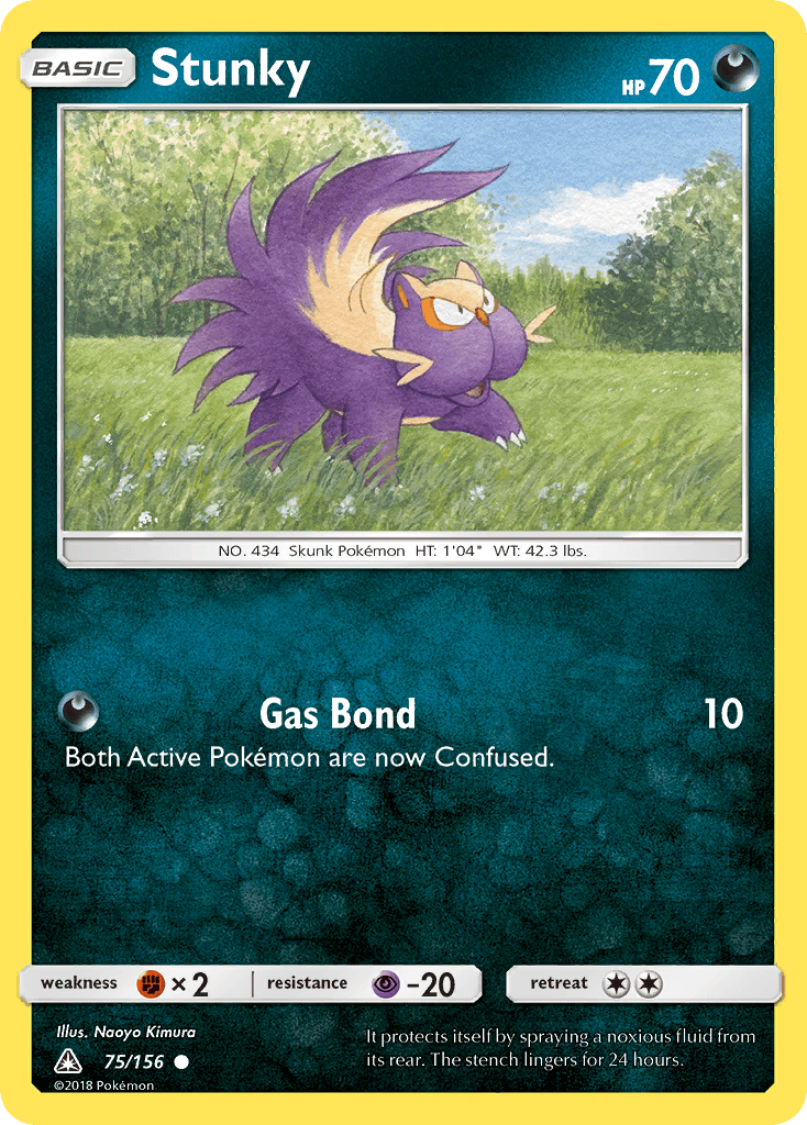 Stunky, kortbilde fra pokemontcg.io
