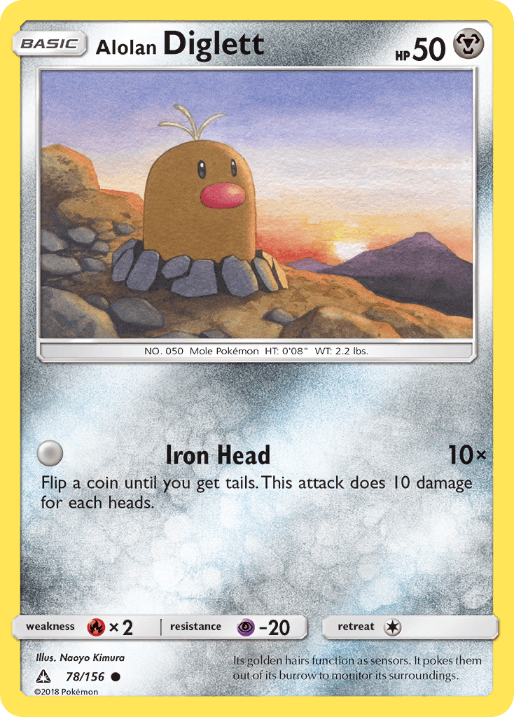 Alolan Diglett, kortbilde fra pokemontcg.io