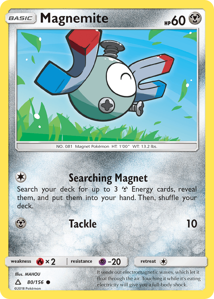 Magnemite, kortbilde fra pokemontcg.io