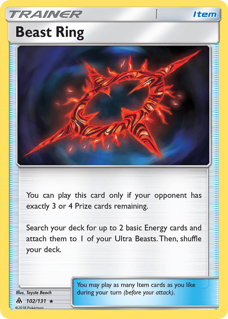 Beast Ring, kortbilde fra pokemontcg.io