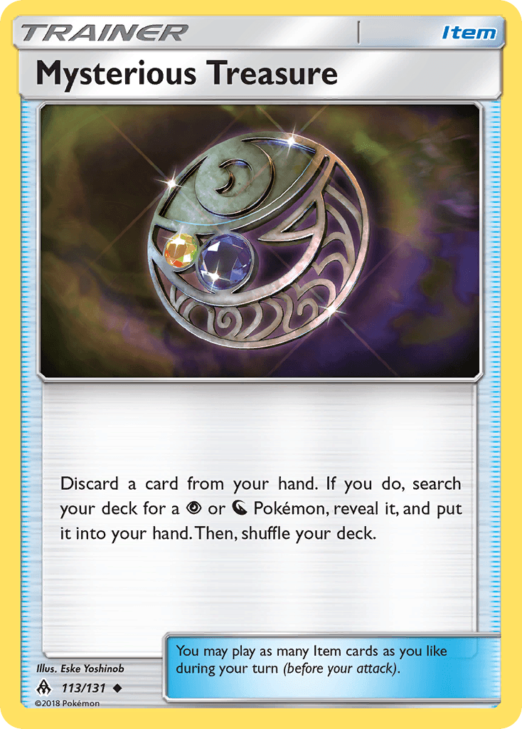 Mysterious Treasure, kortbilde fra pokemontcg.io