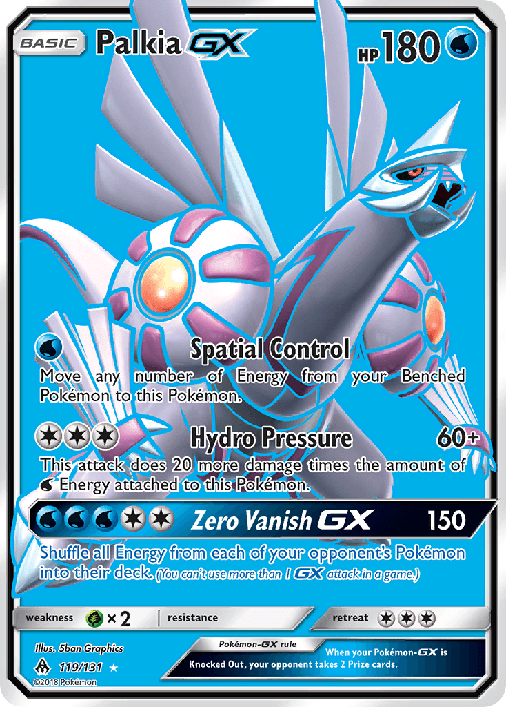 Palkia-GX, kortbilde fra pokemontcg.io