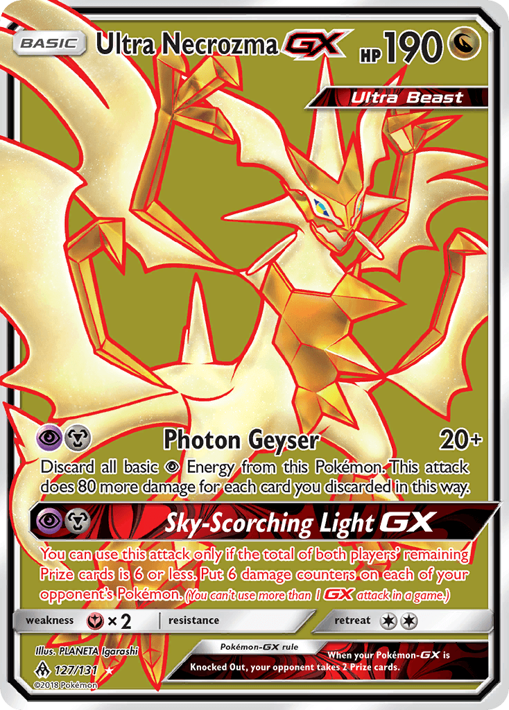 Ultra Necrozma-GX, kortbilde fra pokemontcg.io
