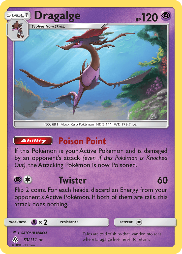 Dragalge, kortbilde fra pokemontcg.io