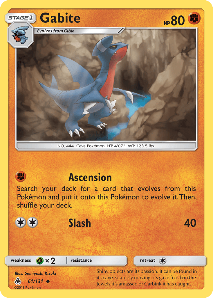 Gabite, kortbilde fra pokemontcg.io