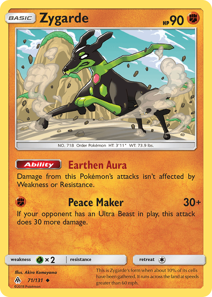 Zygarde, kortbilde fra pokemontcg.io
