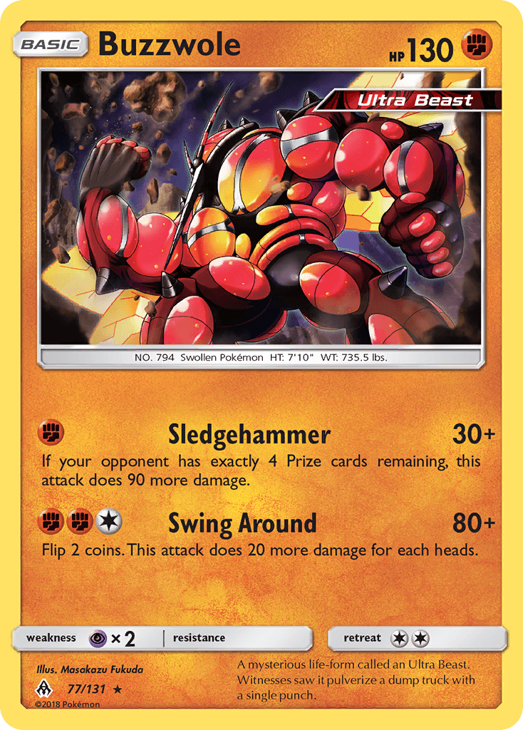 Buzzwole, kortbilde fra pokemontcg.io