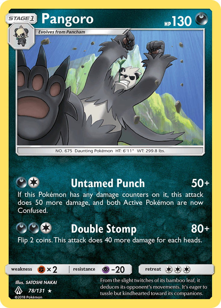 Pangoro, kortbilde fra pokemontcg.io