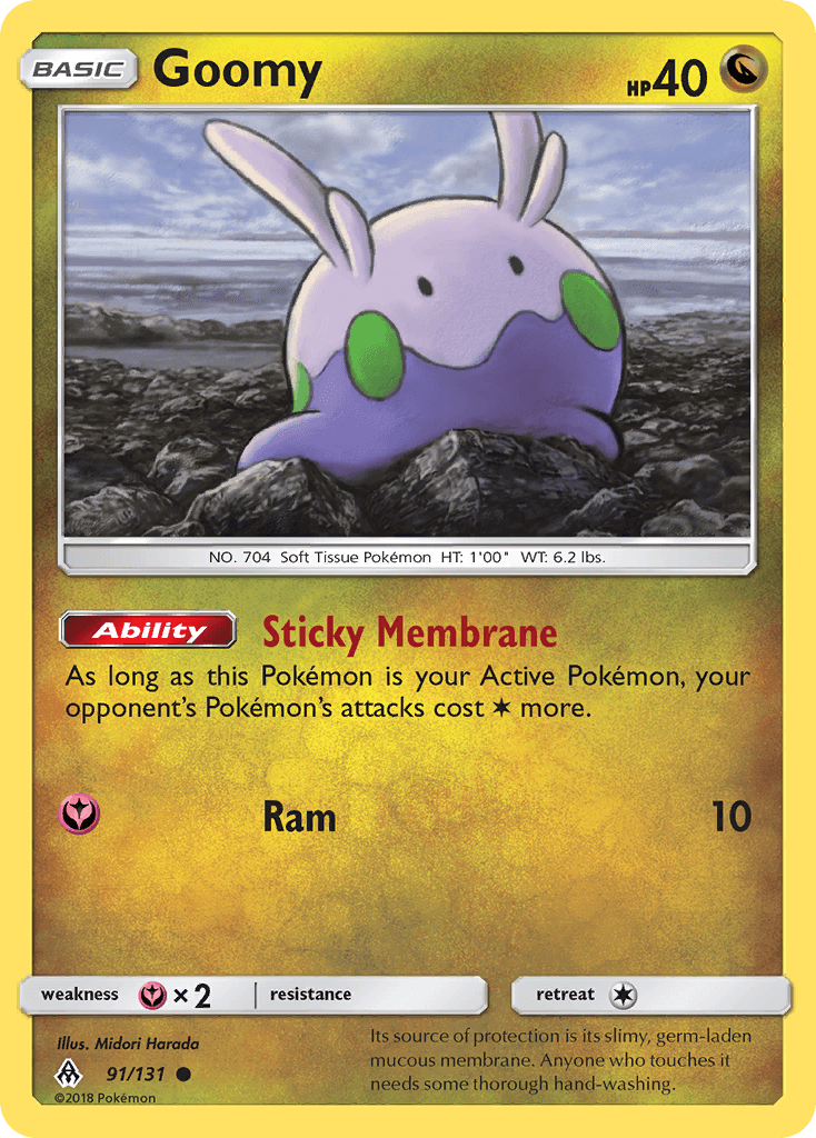 Goomy, kortbilde fra pokemontcg.io