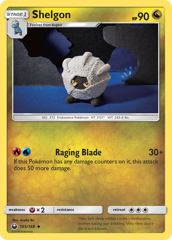 Shelgon, kortbilde fra pokemontcg.io