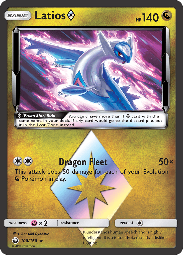 Latios ◇, kortbilde fra pokemontcg.io