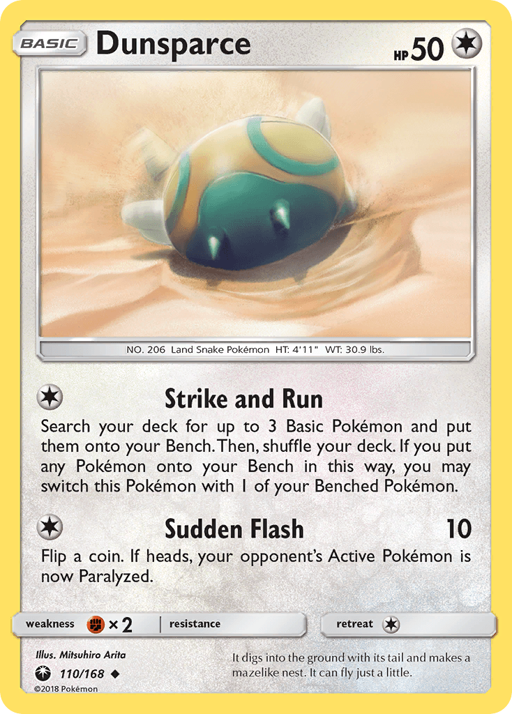 Dunsparce, kortbilde fra pokemontcg.io