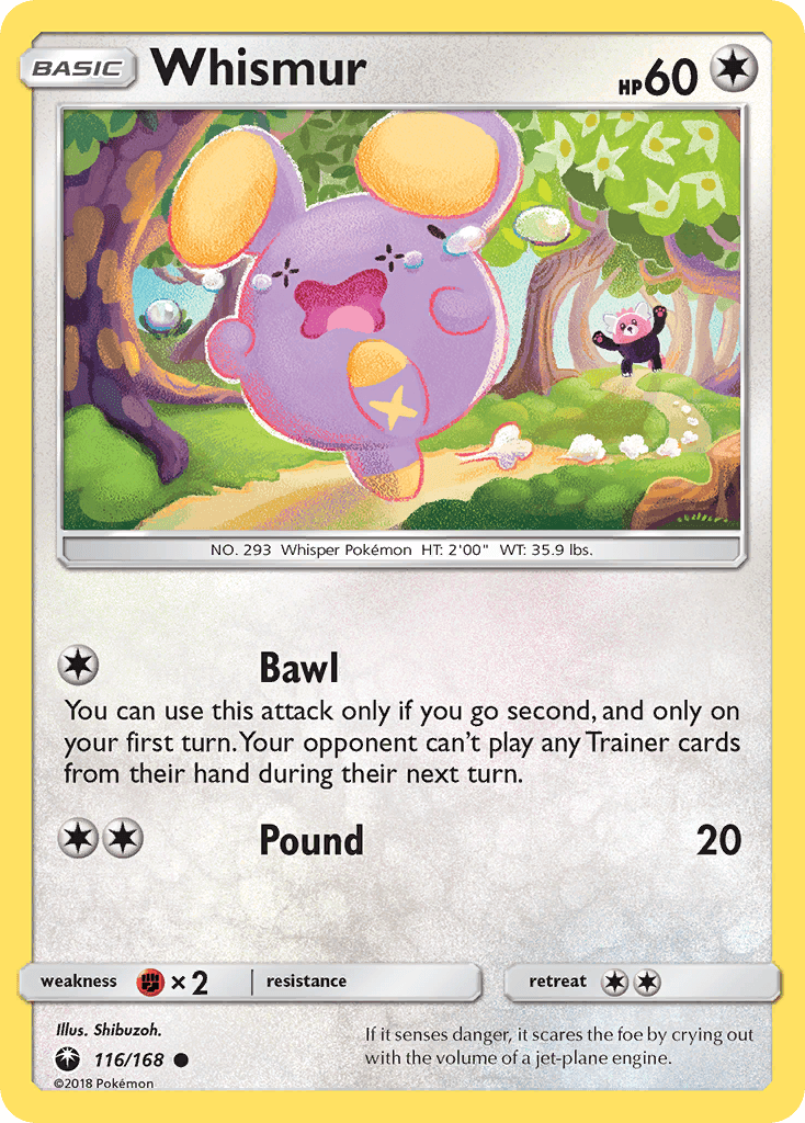 Whismur, kortbilde fra pokemontcg.io