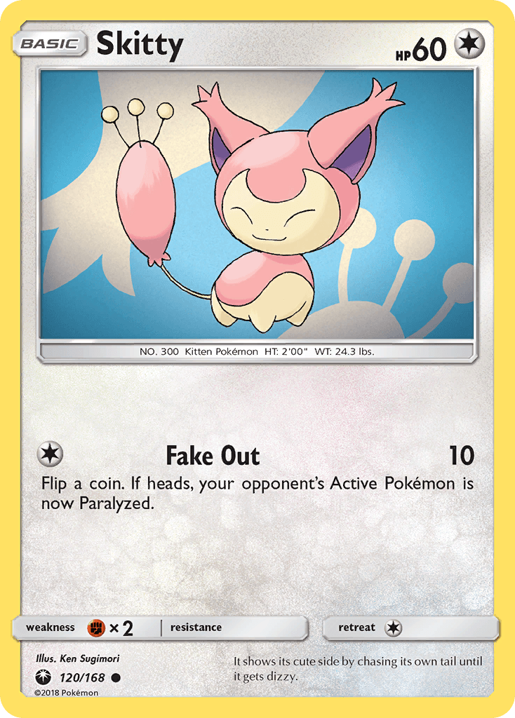Skitty, kortbilde fra pokemontcg.io