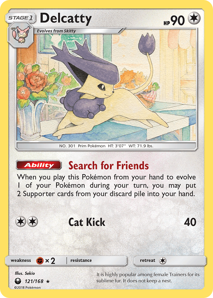 Delcatty, kortbilde fra pokemontcg.io