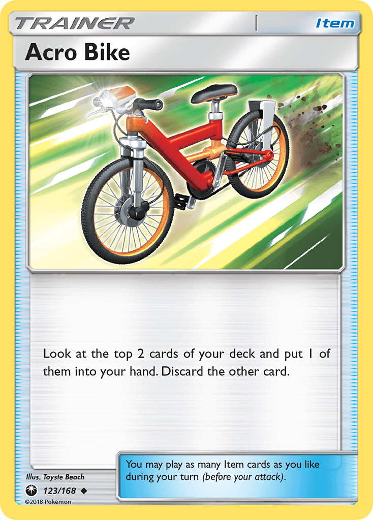 Acro Bike, kortbilde fra pokemontcg.io