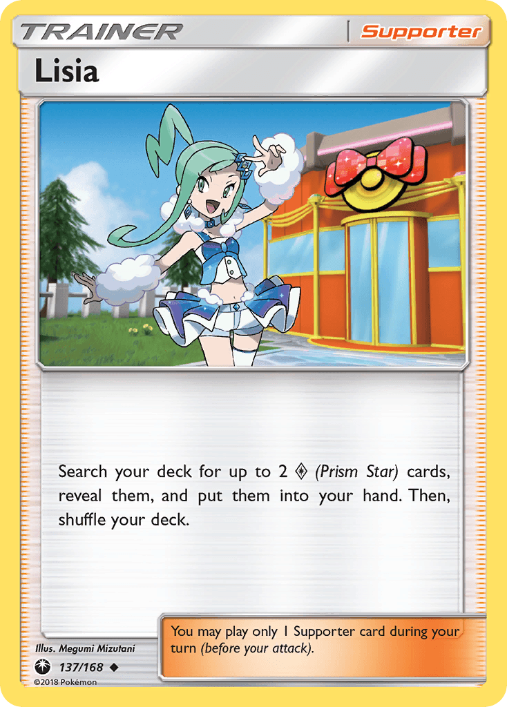 Lisia, kortbilde fra pokemontcg.io