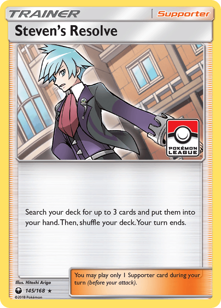 Steven's Resolve, kortbilde fra pokemontcg.io