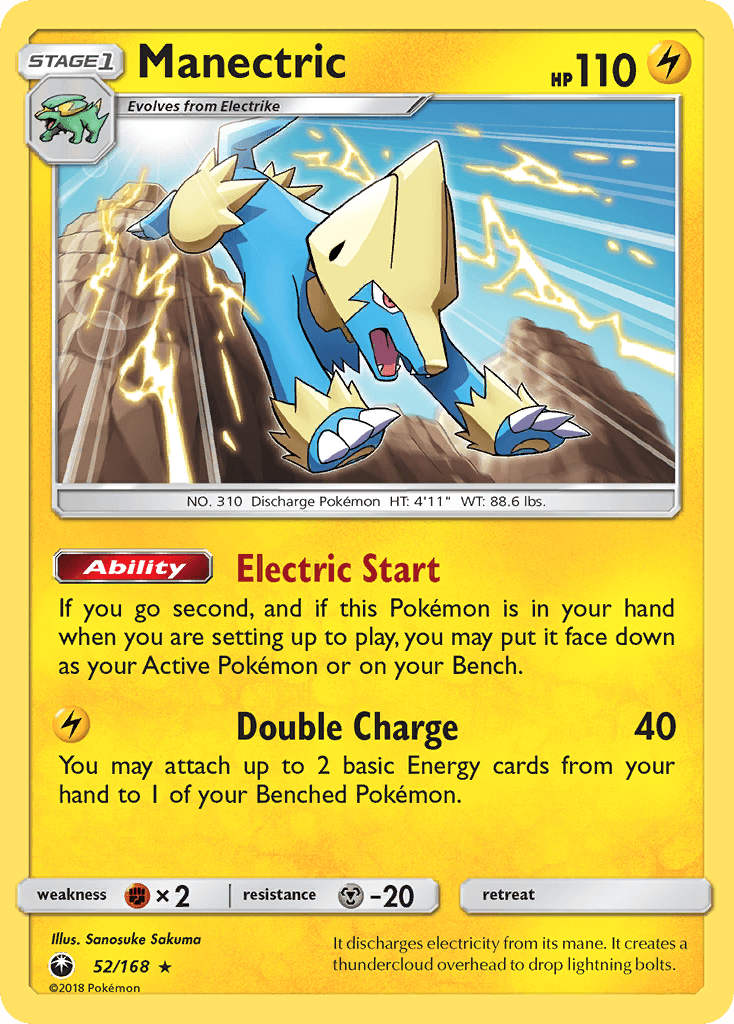 Manectric, kortbilde fra pokemontcg.io